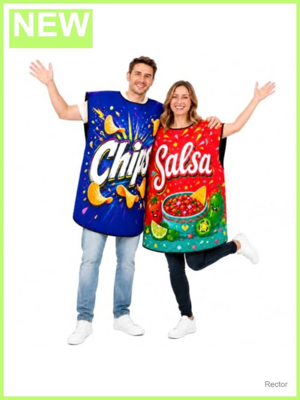 2 Pcs Chips and Salsa Costumes Funny Halloween Couple Outfits for Adult Unisex